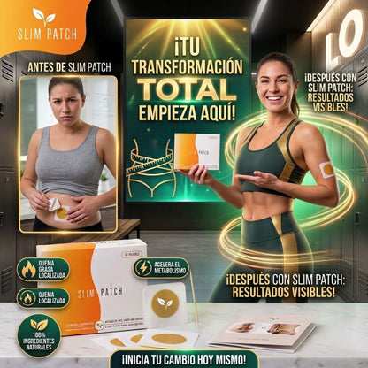 🌿Slim Patch Magnético Slim x 30 unds – Tu Aliado Diario para el Bienestar y la Armonía Corporal