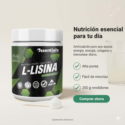 L-Lisina Essentials™ 250 g – Fuerza para tu bienestar 💪