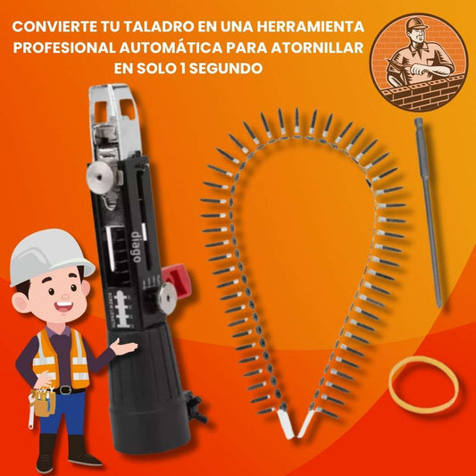 Adaptador Automático Tornillador Pro – Atornilla sin parar, sin cansancio 🔩🪛