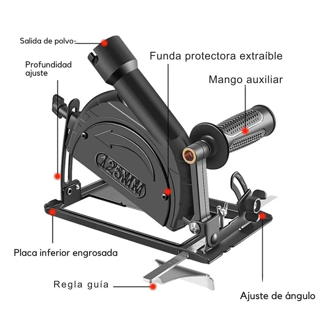 Soporte Ajustable para Amoladora Angular - FlexCut Pro™ ⚙️🛠️