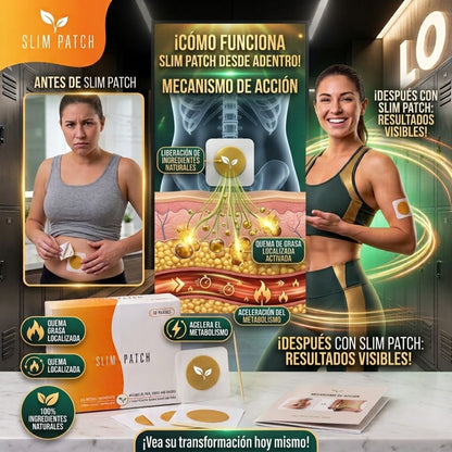 🌿Slim Patch Magnético Slim x 30 unds – Tu Aliado Diario para el Bienestar y la Armonía Corporal