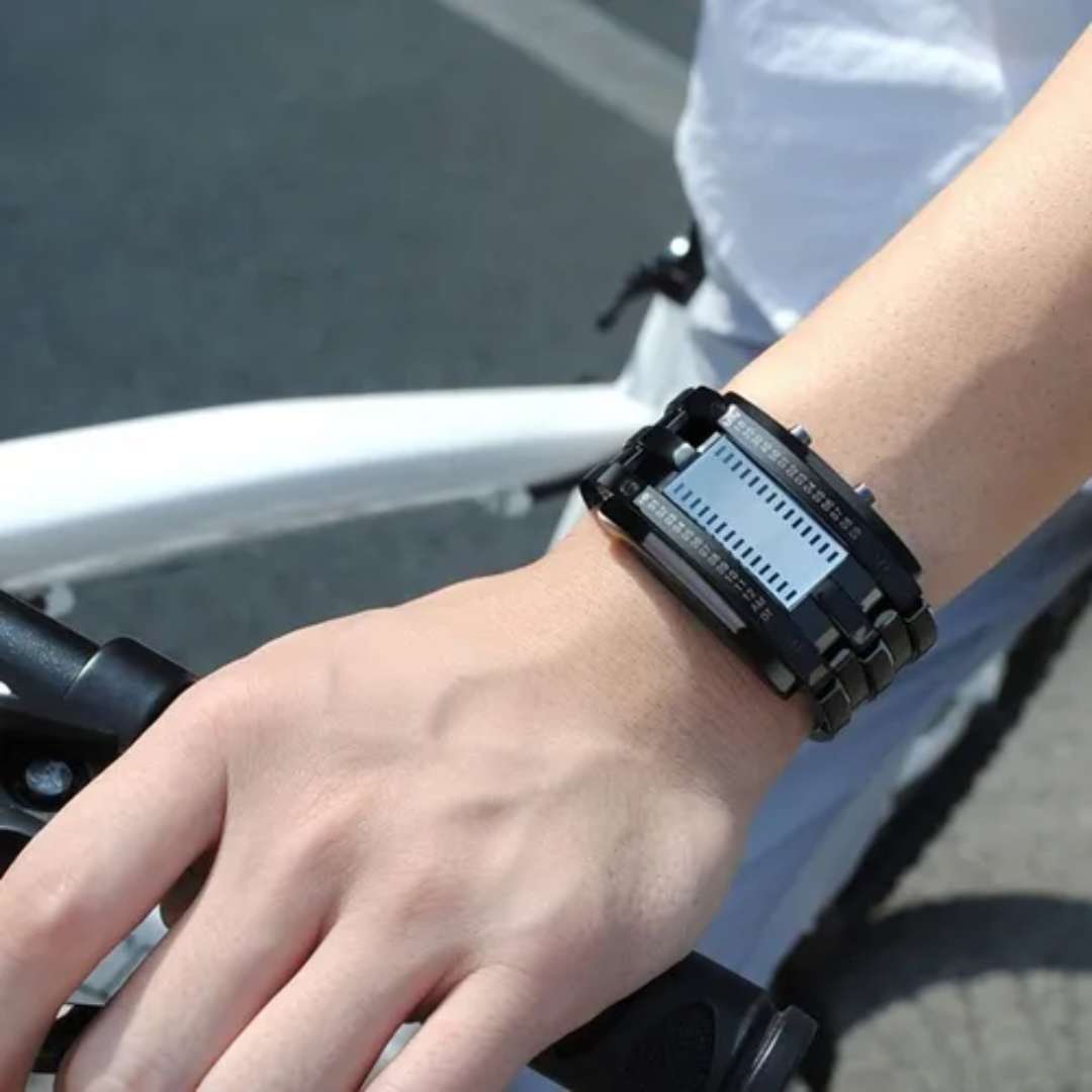 Reloj Binario LED™ – Estilo futurista y hora visible siempre 🔋
