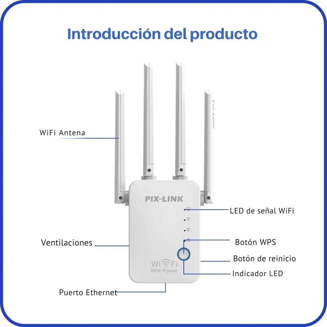 "Amplificador de Señal WiFi 4X Pro™ 📶💻"