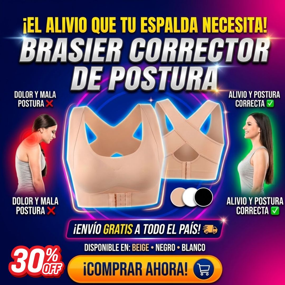 👙✨ Brasier Cruzado Levanta Busto Ortopédico y Corrector de Postura