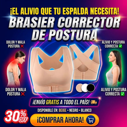 👙✨ Brasier Cruzado Levanta Busto Ortopédico y Corrector de Postura