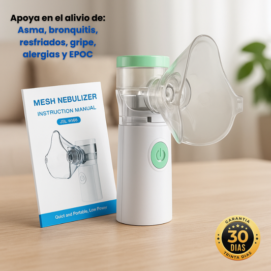 AirMed™ Nebulizador Portátil – Alivio inmediato en tus pulmones 💨