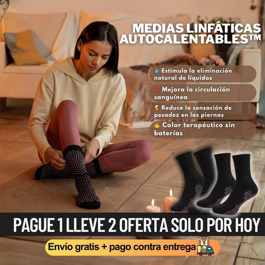 🧦 Medias Linfáticas Autocalentables™ – Circulación Activa y Piernas Livianas 💃