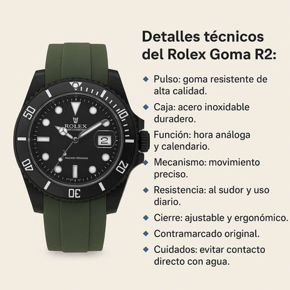 Rolex Goma R2™ – Estilo que perdura ⌚