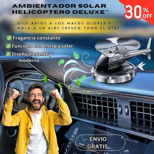 Ambientador Solar Helicóptero Deluxe™ 🚁✨