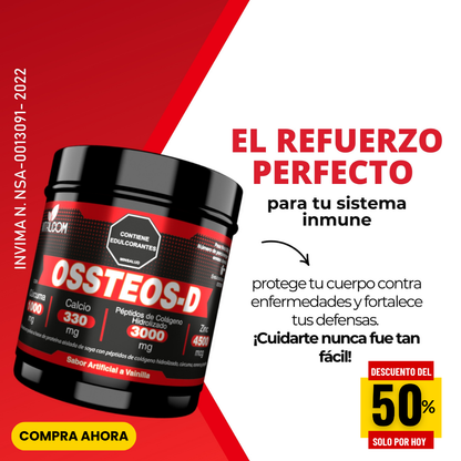 Osteos-D™ Alimento en Polvo – Refuerzo Óseo y Articular 🦴