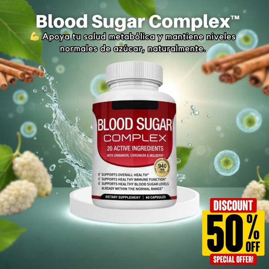 Blood Sugar Complex™ – Control metabólico natural 🌿