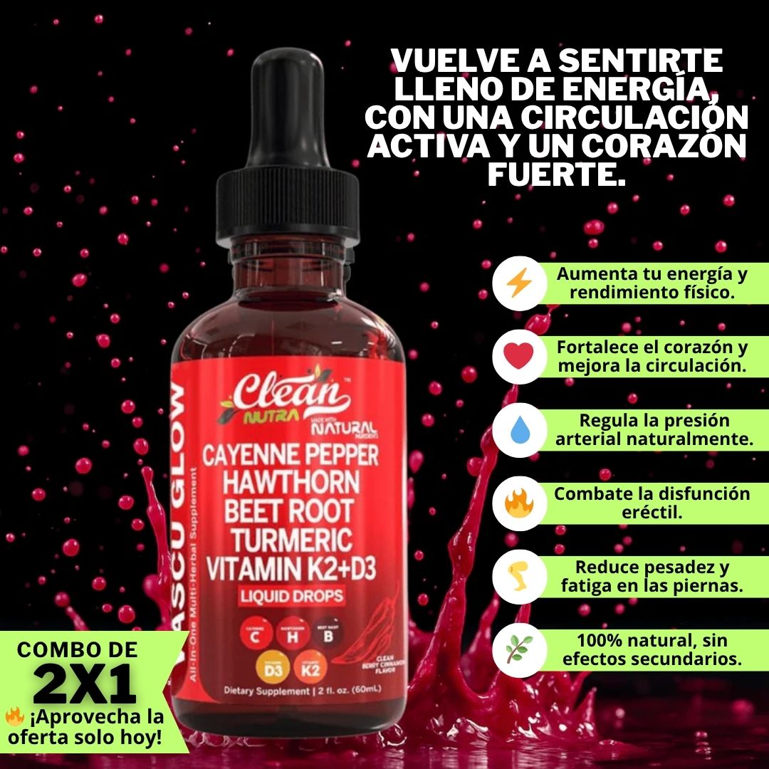 Vascu Glow™ Combo 2x1 – Energía y Vitalidad⚡
