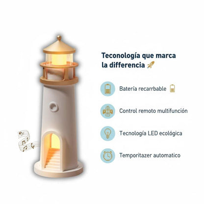 🌕Faro de Ensueño Lunar™ – Luz Nocturna Decorativa 3D 🌊