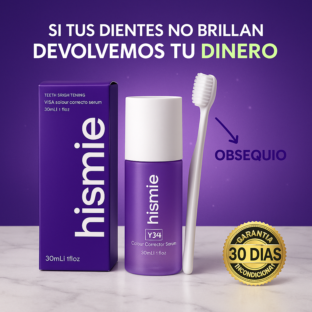 HiSmile™ Original — Espuma Blanqueadora + Cepillo (Obsequio) ✨