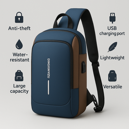Bolso Antirrobo Impermeable™ – Seguridad y Estilo en Movimiento 💼