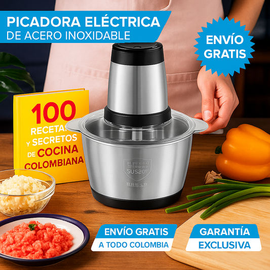 Picadora Eléctrica TurboChef™ 2 L – Cocina en segundos + eBook GRATIS⚡