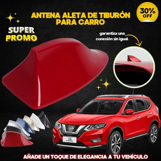 🦈 Antena Estilo Tiburón, Señal Potenciada y Diseño Aerodinámico – x1 unidad 🚗📡