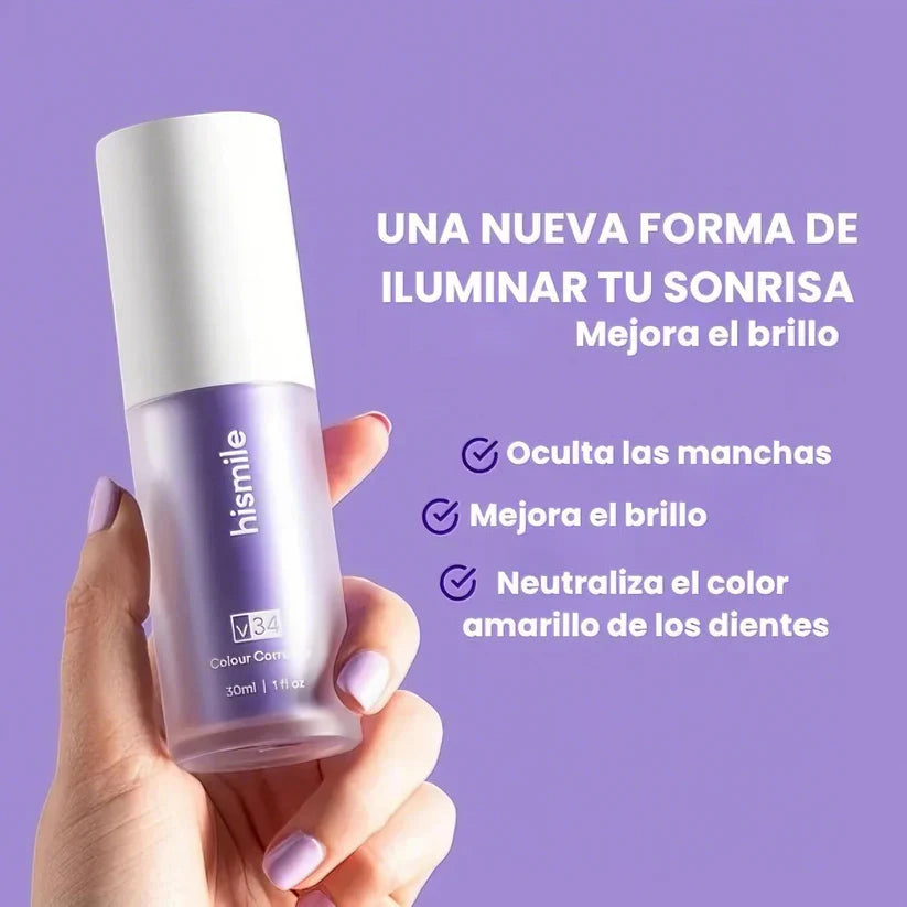 HiSmile™ Original — Espuma Blanqueadora + Cepillo (Obsequio) ✨