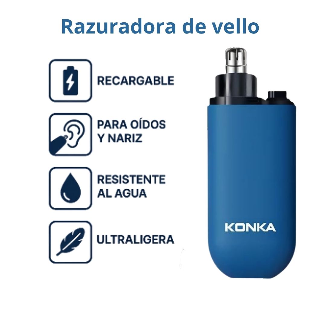 Rasuradora Nasal Pro™ – Elimina el vello sin dolor 🔌