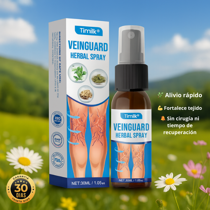 Timilk® VeinGuard™ Spray x 1 (30 ml) — Alivio y soporte microcirculatorio 🌿
