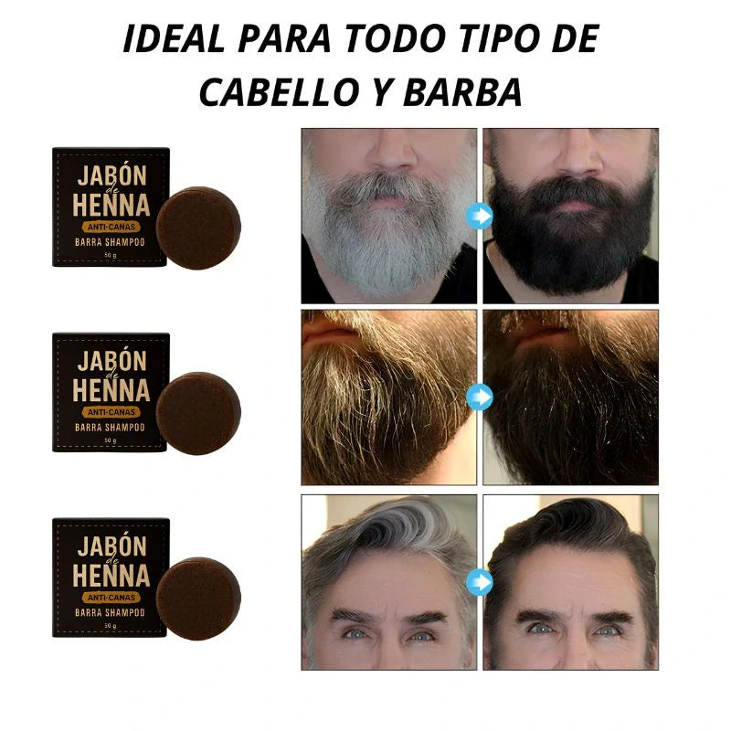 Jabón de Henna Premium™ 120g – Belleza natural 🌿