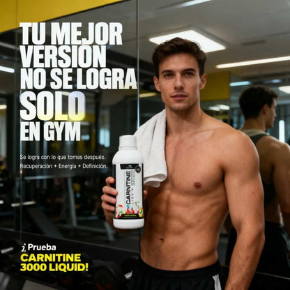 🧃 L-Carnitine Liquid 3000 x2 – Energía y quema de grasa 🍓
