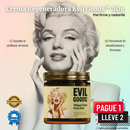 Crema Regeneradora Evil Goods™ 50g – Piel firme y radiante ✨