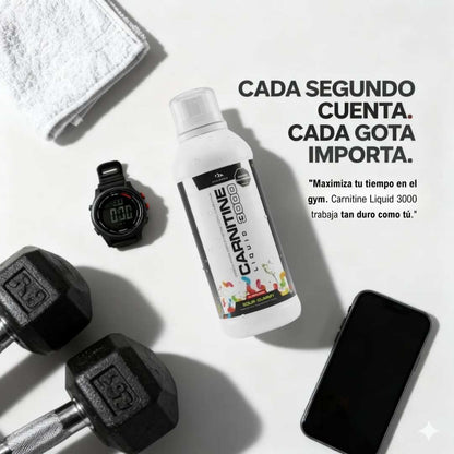 🧃 L-Carnitine Liquid 3000 x2 – Energía y quema de grasa 🍓