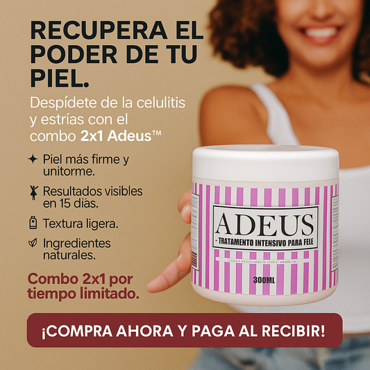 Adeus™ Multi-Action 2x1 (300 ml) – Piel firme, lisa y radiante ✨