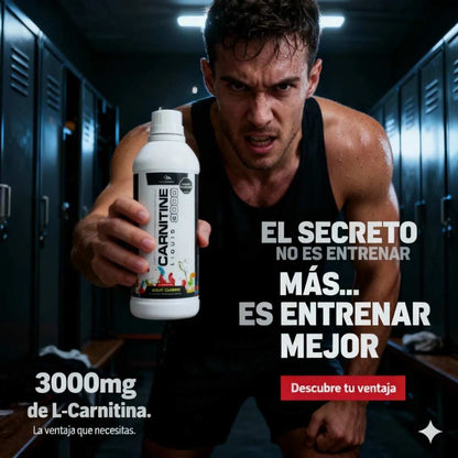 🧃 L-Carnitine Liquid 3000 x2 – Energía y quema de grasa 🍓