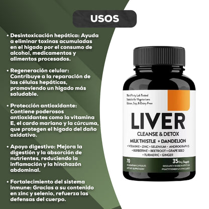 LIVER CLEANSE & DETOX™ – Salud Hepática Natural 🍃