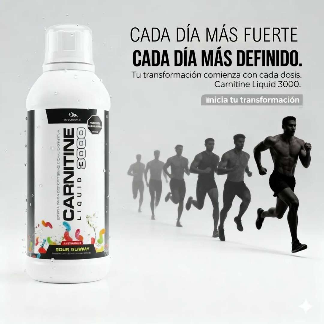 🧃 L-Carnitine Liquid 3000 x2 – Energía y quema de grasa 🍓