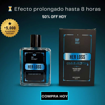 Her Loss Azul™ – Top Shelf (Feromonas para Hombre 1.7 oz) 💙