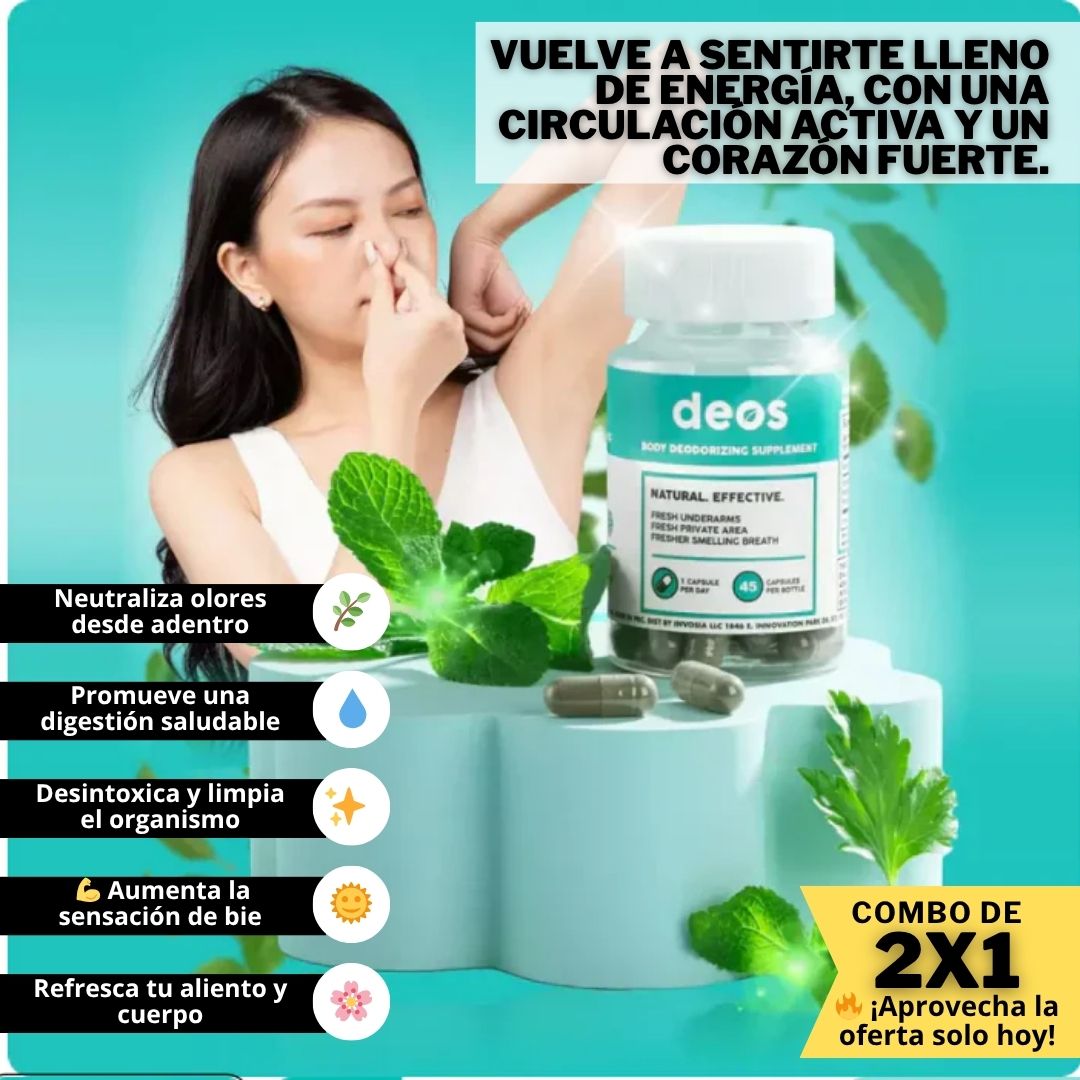 DEOS™ Combo x 2 unds – Frescura total desde adentro 🌿