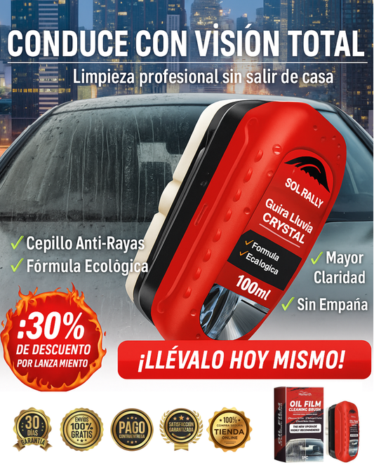Cepillo ClearView Pro™ – Vidrios sin empaño 🚗