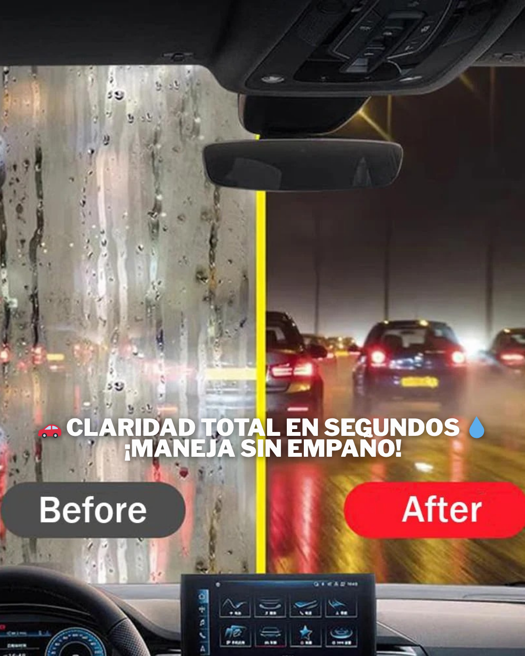 Cepillo ClearView Pro™ – Vidrios sin empaño 🚗