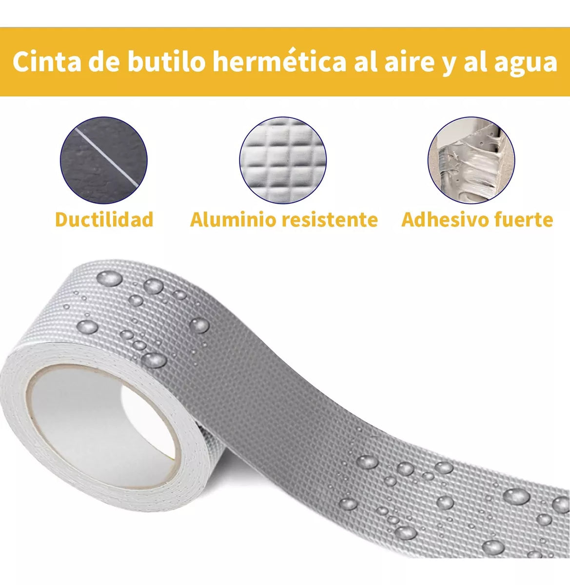 Cinta Impermeable UltraSeal™ – Repara y protege 💧