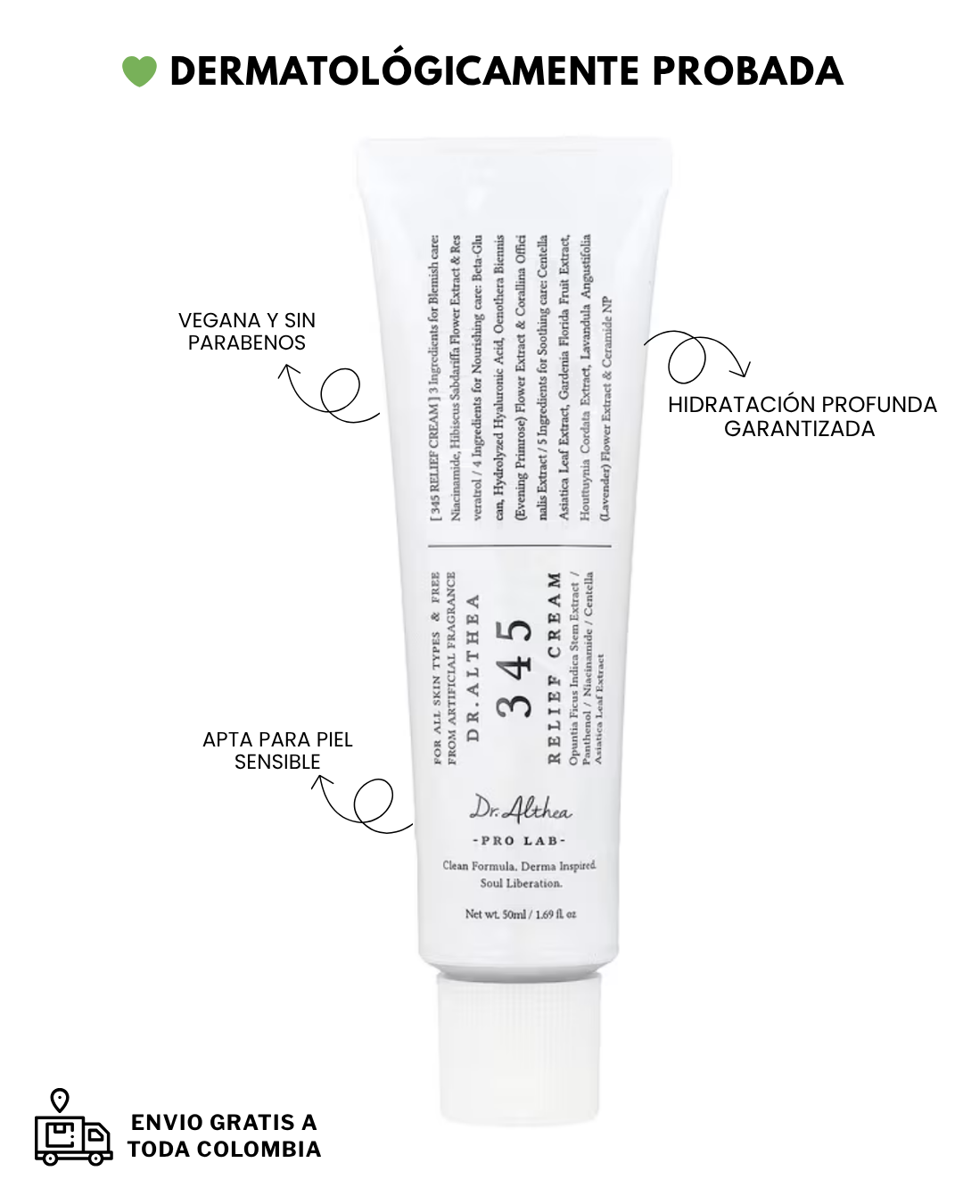 Relief Crema 345 de 30ml Dr. Althea– Combo 2x1 🌿