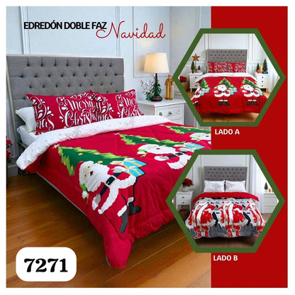 Edredón Doble Faz Navidad™ – Cálido y Festivo 🎄