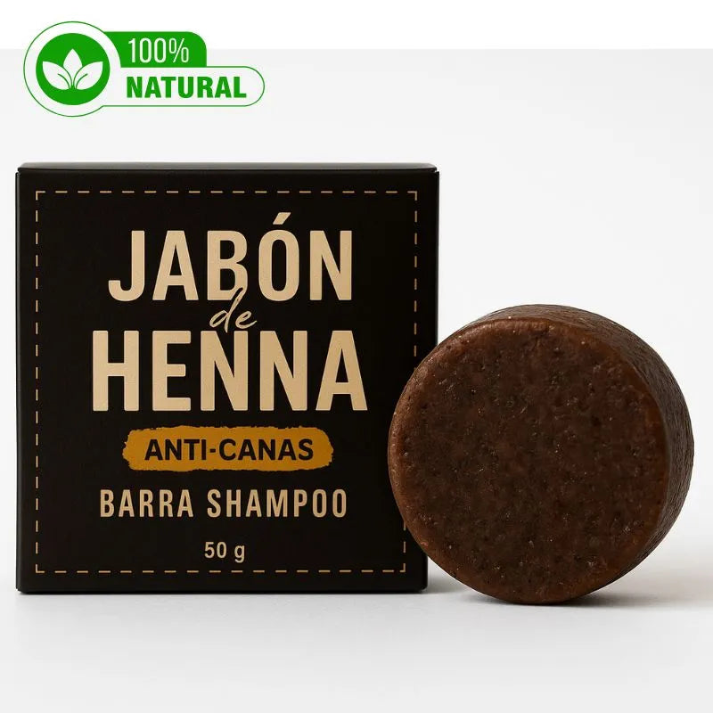 Jabón de Henna Premium™ 120g – Belleza natural 🌿