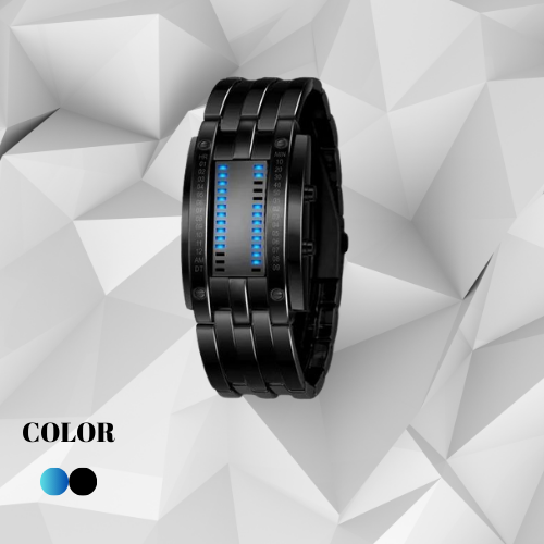 Reloj Binario LED™ – Estilo futurista y hora visible siempre 🔋