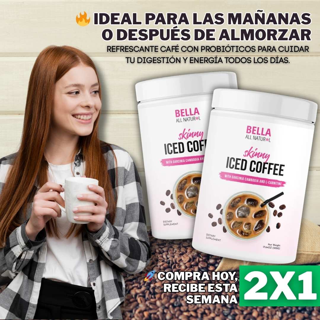 Café Helado Probiótico 2x1 – Energía y Digestión Sana ☕🌿