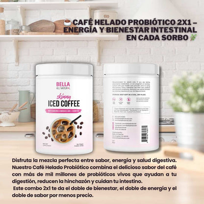 Café Helado Probiótico 2x1 – Energía y Digestión Sana ☕🌿