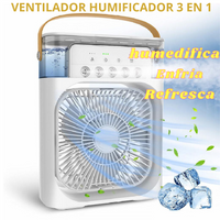 VENTILADOR HUMIFICADOR 3 EN 1