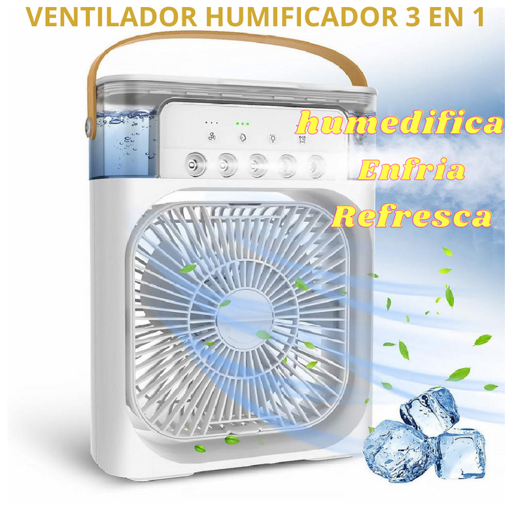 VENTILADOR HUMIFICADOR 3 EN 1